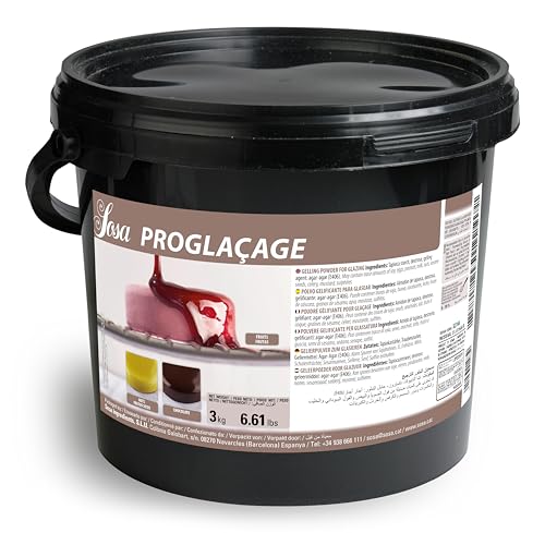 SOSA PROGLAÇACE - Gelificante en polvo 100% vegetal para glaseados brillantes - Cubo 3kgs