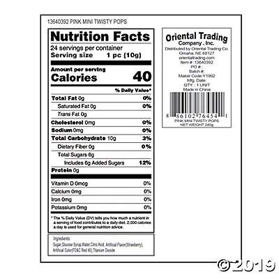 Pink Mini Twisty Lollipops - Unicorn Horn Party Candy, Gender Reveal, Girls Baby Shower Nostalgic Candy, Suckers, 24 Pieces, Individually Wrapped, Pink #TOP2