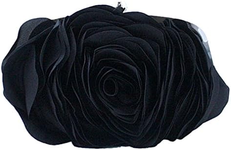 Bywen Womens Rose Pattern Purse Party Clutch Shoulder Bags
