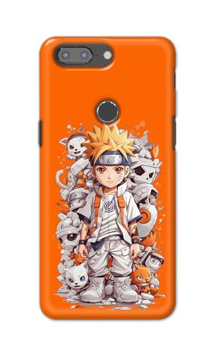 Image of PRINTFIDAA Printed Hard Back Cover Case for OnePlus 5T Back Cover (Famous Anime Cartoon Character) -112