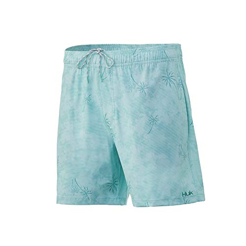 HUK Men s Playa Quick-Drying Fishing & Swimming Shorts +UPF 30, Seafoam-17, X-Large