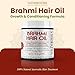 Vadik Herbs Brahmi Hair Oil (8 oz) All natural herbal hair oil for hair growth, hair conditioning, dandruff and dry scalp with Rosemary Oil | Herbal scalp treatment