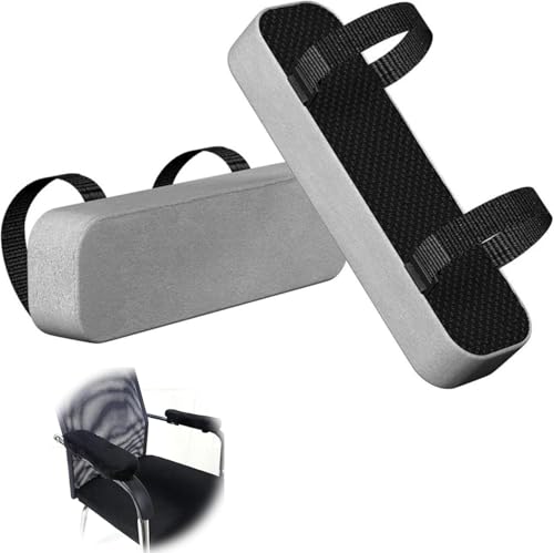 NOLACE 2 Piezas Cojin Reposabrazos Fundas para Reposabrazos para Sillas de Oficina y Juegos Cojín Ergonómico de Espuma para Codo Universal Funda Acolchada para Reposabrazos Cojín para Brazo de Silla