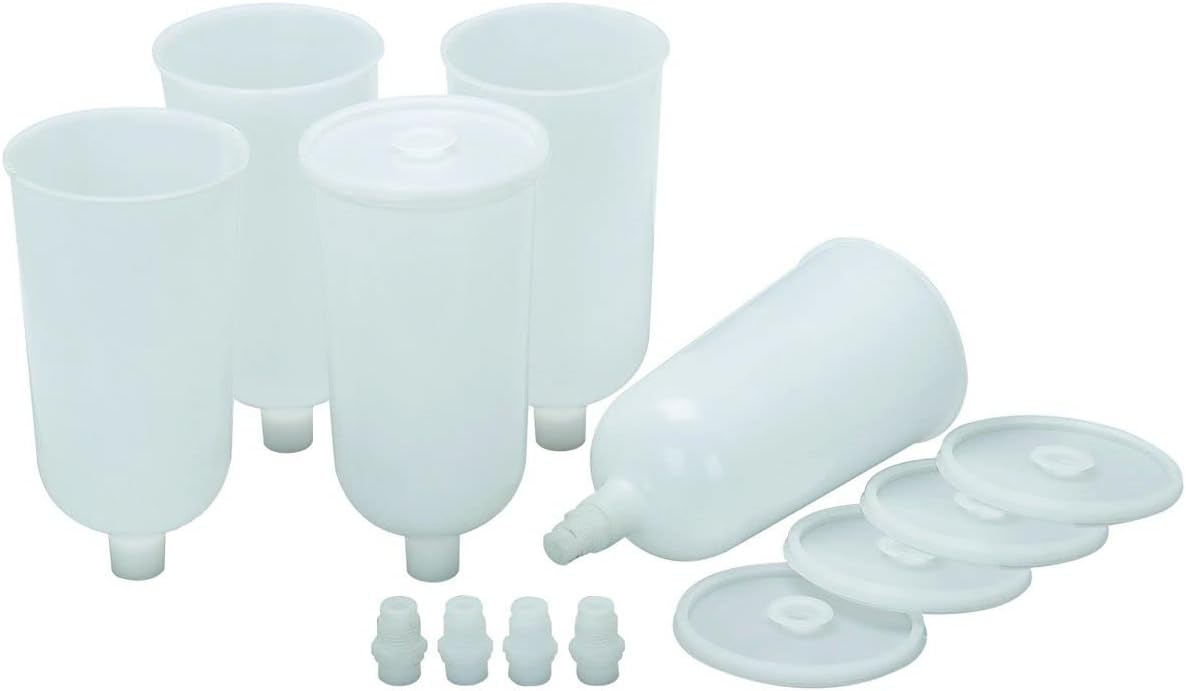 Central Pneumatic Air Spray Gun Disposable Paint Cups, 5pc