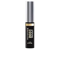 Max Factor 2000 Calorie Gel per sopracciglia, a lunga tenuta, sopracciglia più folte e voluminose, waterproof, non sbava, modella e accentua, 5 tonalità, 000 – Trasparente, 4,5 ml
