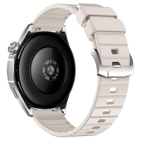Image of 22mm Strap Compatible with Huawei Watch GT 6 Pro GT6 GT5 GT4 46mm Quick Release 22mm Fluororubber Watch Band for Amazfit bip 6 /Garmin Venu 4 45mm /Forerunner 265 /255 Bands (NO WATCH)