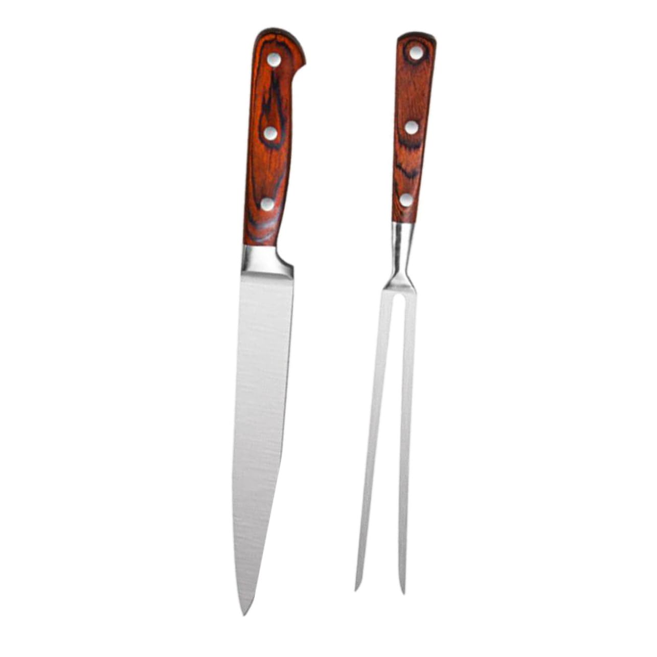 VANZACK Forchettone Barbecue in Acciaio Inox Taglierina Per Esterni Utensile Per Grigliare Facile Da Usare e Pulire Adatto Per Chef e Casalinghe