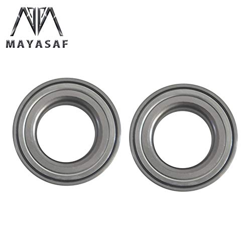 Mayasaf 513058 [2 Pack] Front Wheel Bearing For 2002-10 Pt Cruiser, 02-05 Dodge Neon, Ford Mustang/Taurus/Thunderbird/Windstar, Lincoln Continental/Mark Viii, Mercury Cougar/Sable, Santa Fe (2 Pcs) #TOP2