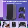 BracNova Wall Mount Kit for Xbox Series X-Steel Wall Mount Shelf Stand with Detachable Controller Holder and Headphone Hook-Safely Store Your Xbox X Console Near or Behind Your TV