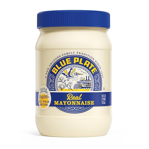 Blue Plate Real Mayonnaise, 16 Fl Oz Jar (Pack of