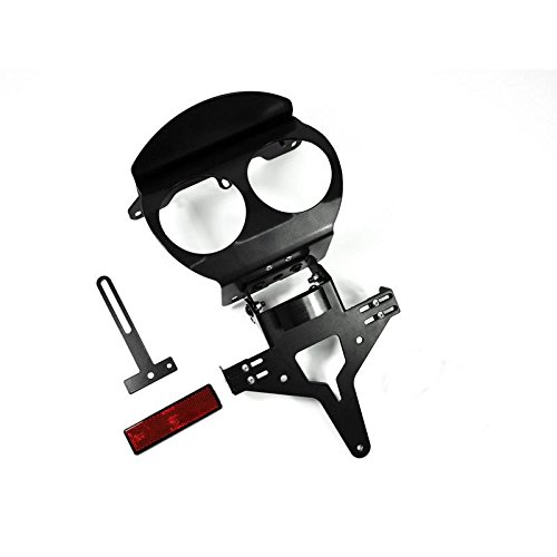 Preisvergleich Produktbild IBEX 10000400 Kennzeichenhalter Kennzeichenträger Nummernschild Halter / Halteplatte (inkl. Kennzeichenbeleuchtung und Rückstrahler) IBEX