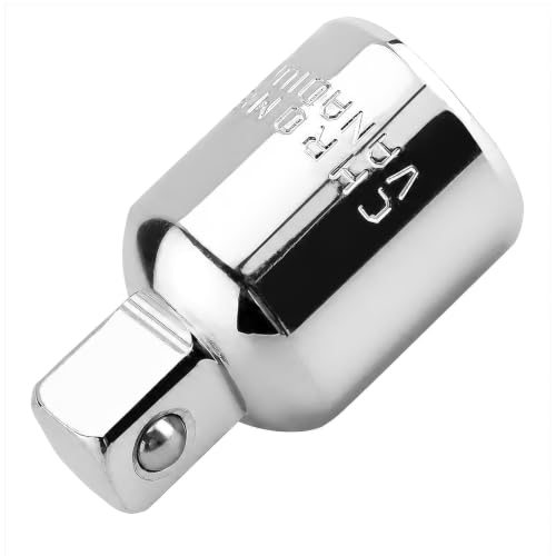 1/2 Inch Drive (F) x 3/8 Inch (M) Impact Socket Adapter for Ratchet Wrench