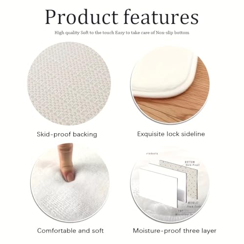 Tapis de salon lavable et durable pour éviter les taches incrustées - 3