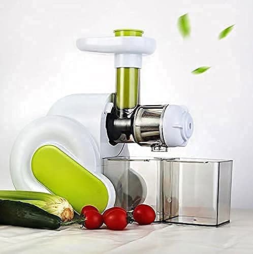 MIIKHI Juicer Machine,Slow Masticating Juicer Extractor 95% Juice Yield Pure Juice Easy to Clean Quiet Motor Cold Press Juicer
