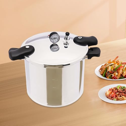 image for Josbuynls 23 Quart Pressure Canner Cooker, 11psi Aluminum Pressure Coo