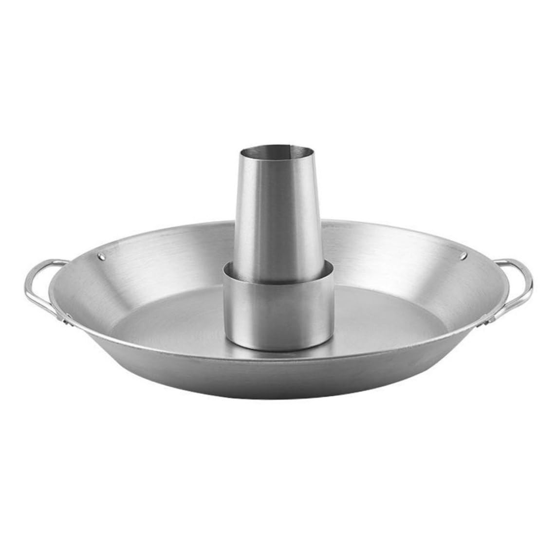 Ngbbby Stainless Steel Beer Can Chicken Roaster, Barbecue Poultry Holder Rack Grill Pan