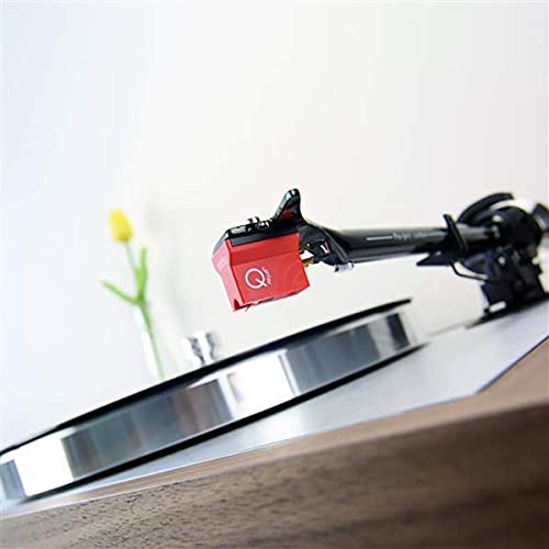 Tourne-Disque Tourne-Disque À Entraînement par Courroie 33/45 Vitesses Bois Matériel Enregistreur Marron - Image 4