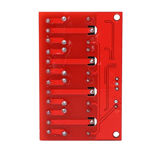 4 Channel Relay Module Kit, Labor Saving Compact Size 4 Channel Relay Module Receiver Set Multiple Buttons With Internal Battery For Circuit 5V #TOP3