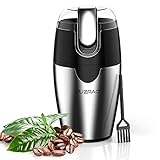 ☕[Sicheres Design] Die Kaffeemühle elektrische ist kratzfest, korrosionsbeständig und langlebig. Es kann für eine lange Zeit verwendet werden. Auto-Shutdown und Übertemperaturschutz garantieren Ihre Sicherheit. Bei der Ausführung mit Sicherheitsschloss wird das Kabel in der Basis aufbewahrt, die modisch und einfach zu lagern ist, nicht zu viel Platz einnimmt und für die Aufbewahrung und Aufbewahrung praktisch ist