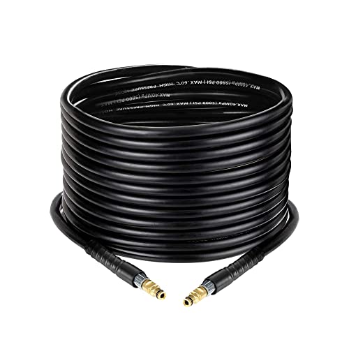 MIGOUFIT Hochdruckreiniger Schlauch für Kärcher K2 K3 K4 K5 K6 K7, Hochdruckreiniger Schlauch Verlängerungsschlauch mit Click Quick Connect Stecksystem wie 2.641-721.0 (10m) Cover