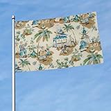 Garden Flag:Avec son design audacieux et coloré, ce drapeau ne manquera pas d'attirer l'attention.