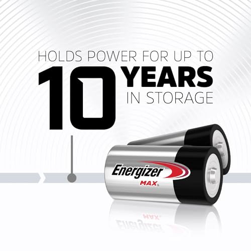 Energizer MAX C Batteries, Premium Alkaline C Cell Batteries, (8 Battery Count), (Pack of 2) - image 7