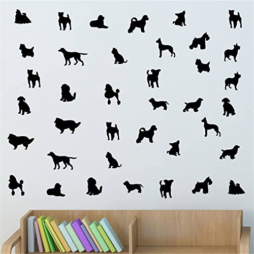 Vinilos Decorativos de Pared Animal Huellas 38 Piezas