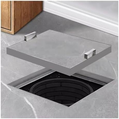 Stainless Steel Flush-Mounted Square Access Panel