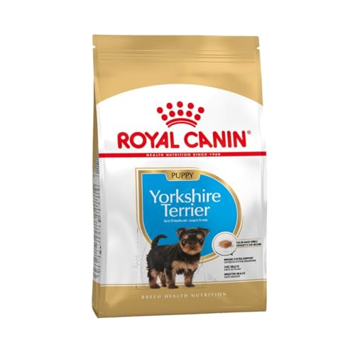 ROYAL CANIN Yorkshire Terrier Puppy Trockenfutter | Speziell für Yorkshire Terrier Welpen bis zum 10. Monat | Unterstützung der körpereigenen Abwehrkräfte | 4er Pack | 4 x 500 g