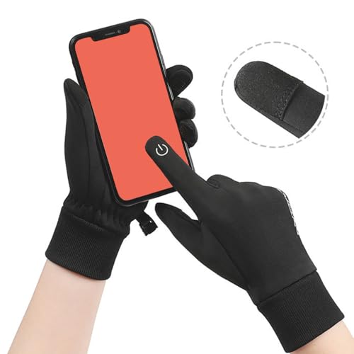 Montesy 1 Pair Children's Fleece Lined Gloves Warm and Cosy Mittens For 5-14 Year Kids Winter Outdoor Activity Essential