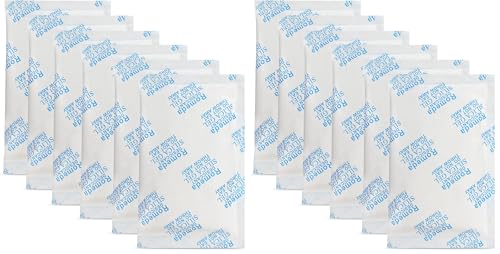 200 Pcs 5 Gram Silica Gel Packs, Transparent Desiccant, Desiccant Packets for Storage, Moisture Packs for Spices Jewelry Shoes Boxes Electronics Storage (Pack of 2)