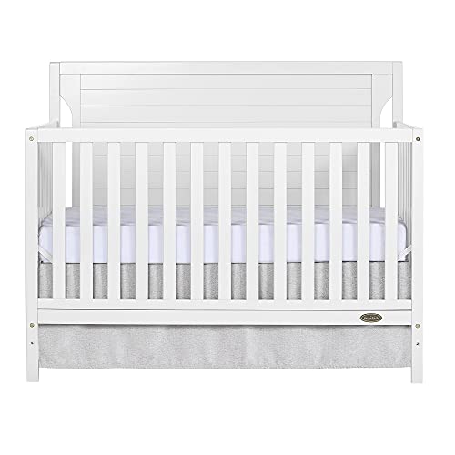 Image of Dream On Me Cape Cod 5-in-1 Convertible Crib in White, Greenguard Gold Certified, 55x30x44.5 Inch (Pack of 1)