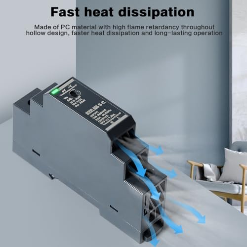Image of Jadeshay 12V Din Rail Power Supply, HDR-15-12 1.25A 15W Switching Power Supply 12V DC Power Supply Din Rail Mount