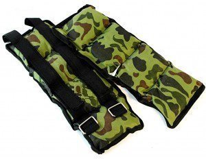 Ducomi Juri - Soft Pesos para Tobillos y Muñecas - Ideal para Deportes y Actividad Física - Mejora el Tono Muscular de Las Extremidades Inferiores y Superiores (Camuflaje, 2 x 0,250 Kg)