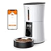 Petory Automatic Cat Feeders Wi-Fi – 4L Dry Food Dispenser for Cats and Dogs 10 Meals per Day Smart Pet Feeder with Desiccant Bag Dual Power Supply 10S Voice Recorder