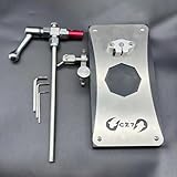etau a mouches stonfo fixation table Montée sur une base robuste de 530 g (200 x 100 mm) et une colonne de 250 mm, cette station offre une stabilité exceptionnelle pendant que vous travaillez.