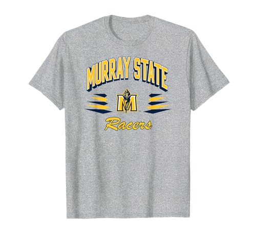 Murray State Racers Retro Diamond Gray Officially Licensed T-Shirt
