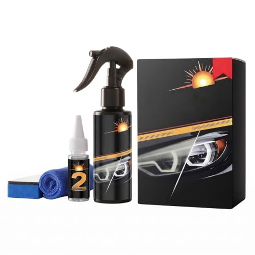 Kit restaurador de faros para pasar la itv y eliminar el color amarillento de tu coche