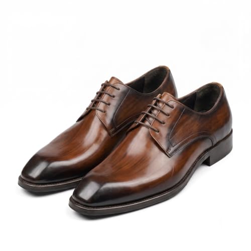 Zapatos de vestir elegantes tipo Oxford, calzado clásico de traje para caballero