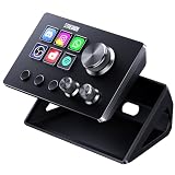 Streonor S6 Mini Stream Controller, 6-Key LCD Control Deck, Black