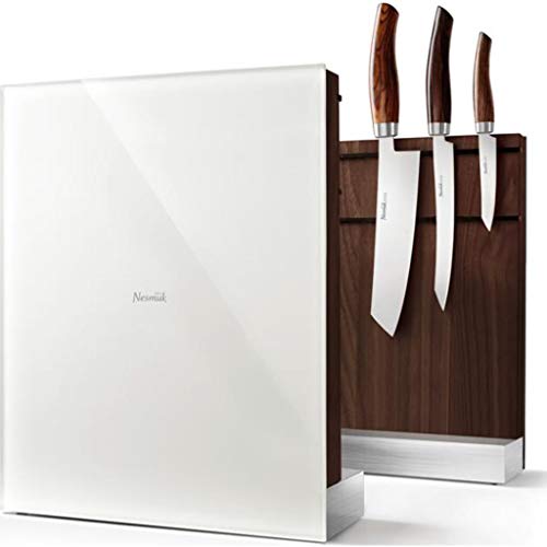 Nesmuk Knife Holder | Walnut White Glas