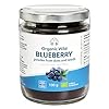 LOOV Polvo de Arándano Silvestre Orgánico (Polvo de Orujo), cosechado en bosques nórdicos, hecho con pieles y semillas, sin azúcar añadido, rico en fibra, 100g