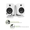 Kanto S4W Desktop Speaker Stands Midsize White #1