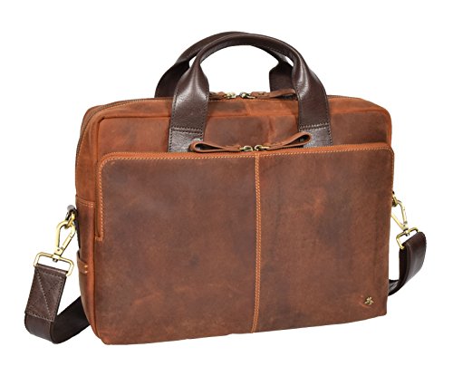 Porte-documents en cuir cru Hanoi, l'histoire d'un sac messager qui sublime votre bureau