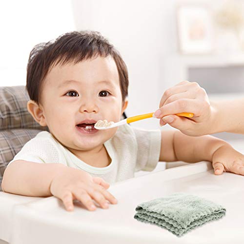 EXCEART 10 Pcs Toalhetes de Musselina para Bebê Com Absorção de Ãgua Toalha de Rosto para Bebê Reuti