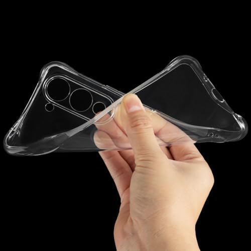 Image of REALCASE Silicone iQoo Z10 Lite 5G Back Cover Case, Scratch Resistant Protective Crystal Clear Transparent Shock Proof Bumper Back Cover Case for iQoo Z10 Lite /Vivo T4 Lite 5G / Vivo Y19 5G