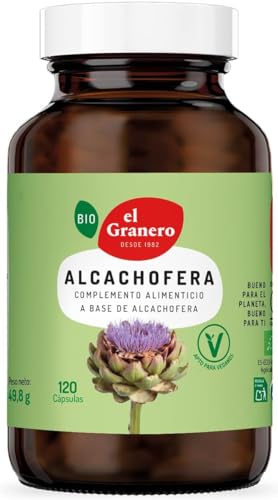 El Granero Integral - 415 Mg - Alcachofera Bio - 120 Cápsulas - Elaborado a Base de Polvo y Extracto de Hojas de Alcachofera Ecológica - Ayuda a la Correcta Digestión y a Controlar el Peso