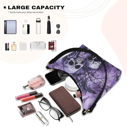 Image of Handbag for Women Leather Underam Shoulder Bag with Zipper Fashion Work Purse Waterproof Travel Wallet