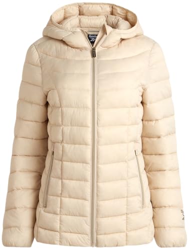 Reebok Womens Puffer Jacket - Weather Resistant Warm Packable Winter Coats for Women - Casual Quilted Jackets for Women