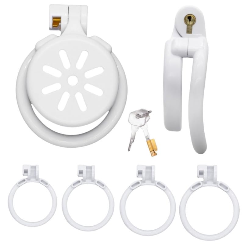 QiKKago Accesorios Blancos De Jaula De Fitness Transpirable Y Poroso, con 4 Anillos De Diferentes TamañOs, Ligeros, CóModos De Usar, Mejoran La Eficacia De Combate - H8